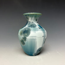 Load image into Gallery viewer, Bluestone Crystalline Glazed Mini Vase 1
