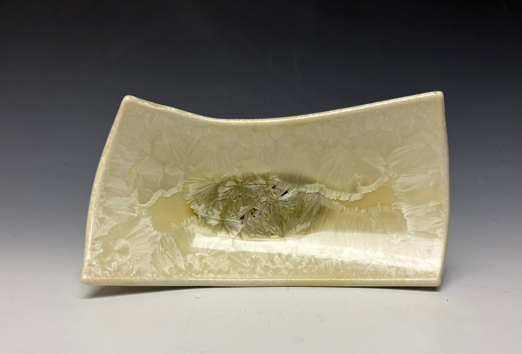 Crystalline Tray in Cream
