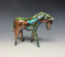 Load image into Gallery viewer, Copper Raku Horse 875
