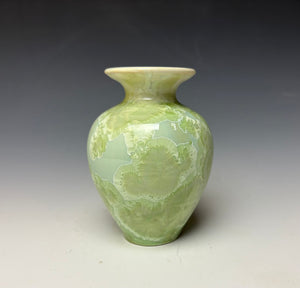 Crystalline Glazed Mini Vase - Mint Green 3