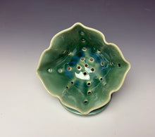Load image into Gallery viewer, Seafoam Green Lotus Berry Bowl
