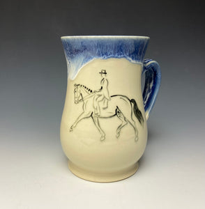 Dressage Horse Mug - Purple