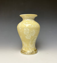Load image into Gallery viewer, Cream Crystalline Glazed Vase
