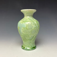 Load image into Gallery viewer, Crystalline Glazed Mini Vase - Mint Green

