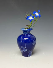 Load image into Gallery viewer, Winter Sky Blue Crystalline Glazed Mini Vase #3
