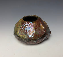 Load image into Gallery viewer, Copper Raku AirPlant Vase #12
