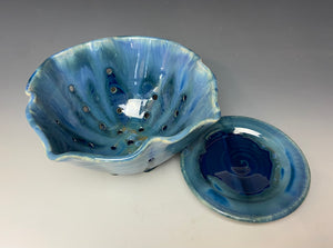 Microcrystalline Light Blue Lotus Berry Bowl