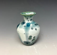 Load image into Gallery viewer, Bluestone Crystalline Glazed Mini Vase 1

