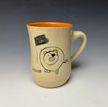 Load image into Gallery viewer, Pirate Pig Mug- Orange
