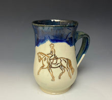 Load image into Gallery viewer, Dressage Horse Mug- Galaxy Blue
