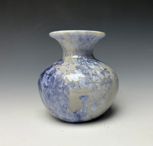 Periwinkle Crystalline Mini Vase 4