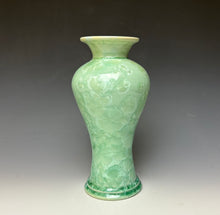 Load image into Gallery viewer, Crystalline Glazed Vase - Mint Green #3
