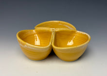 Load image into Gallery viewer, Triple Dip Dish- Sunshine Yellow
