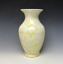 Load image into Gallery viewer, Crystalline Vase in Ivory 4
