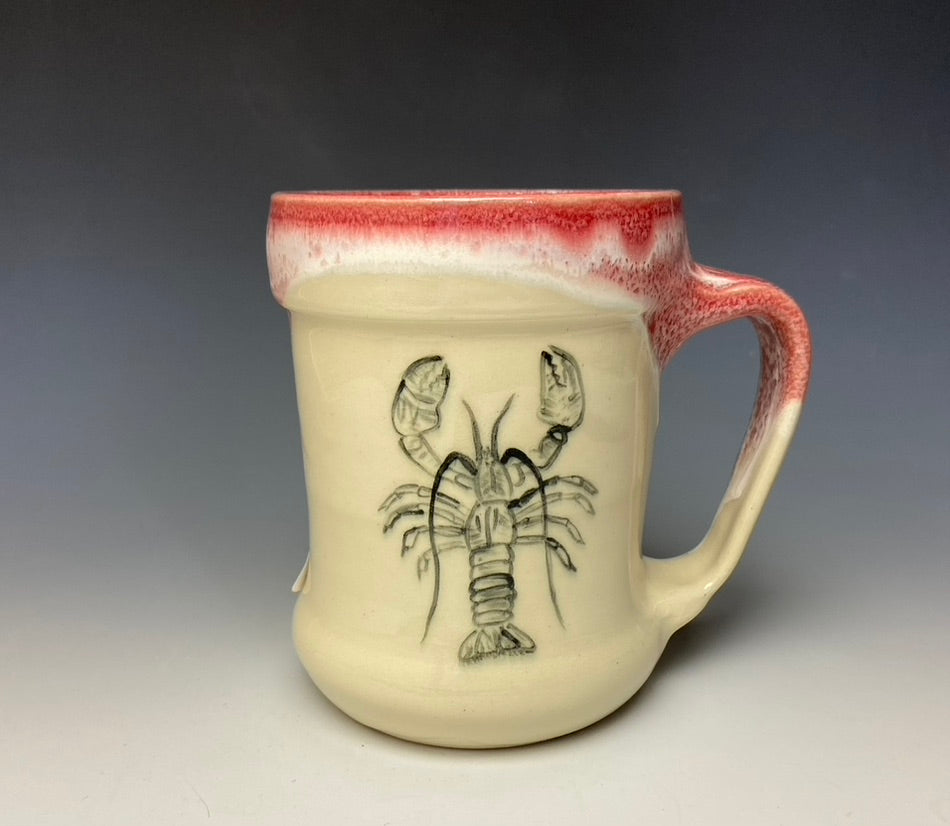 Lobster Mug- Red