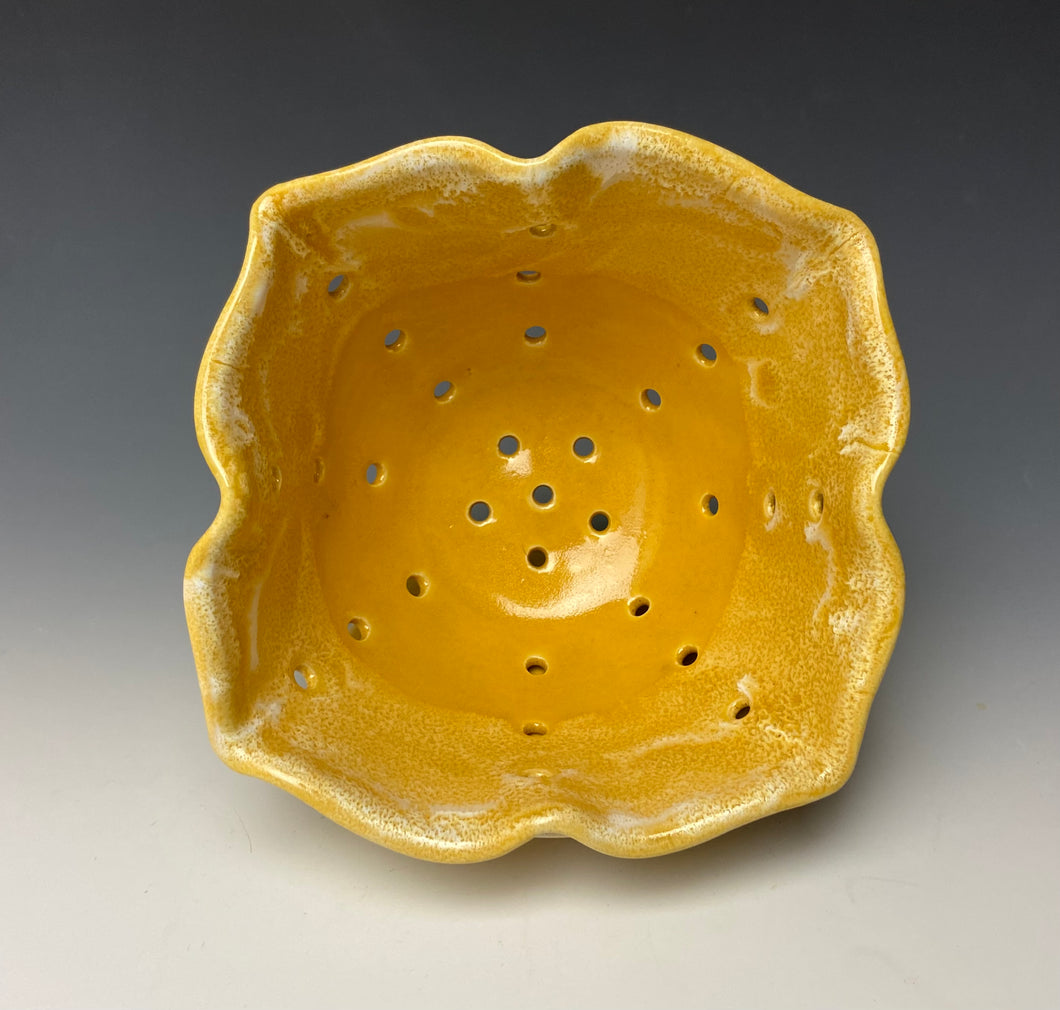 Sunshine Yellow Lotus Berry Bowl