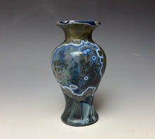 Load image into Gallery viewer, Cobalt Galaxy Crystalline Glazed Mini Vase 10
