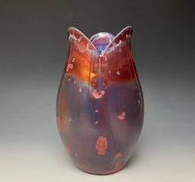 Load image into Gallery viewer, Tulip Vase- Ruby #2
