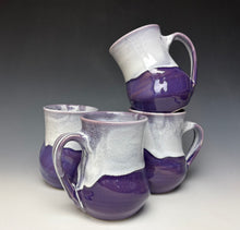 Load image into Gallery viewer, Purple and White Swirly Mug
