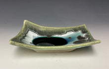 Load image into Gallery viewer, Crystalline Tray in Green and Silver #4
