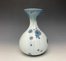 Load image into Gallery viewer, Bluestone Crystalline Glazed Vase
