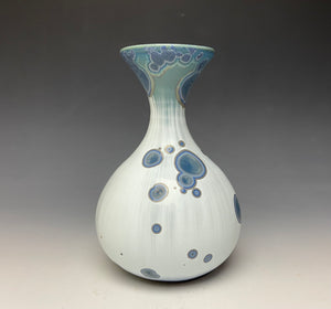 Bluestone Crystalline Glazed Vase