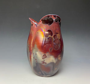 Tulip Vase- Ruby #3