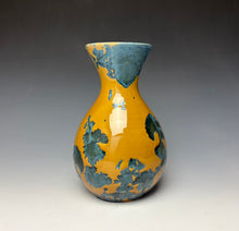 Load image into Gallery viewer, Blue and Orange Crystalline Glazed Vase 3
