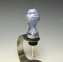 Load image into Gallery viewer, Crystalline Glazed Bottle Stopper- Periwinkle #2
