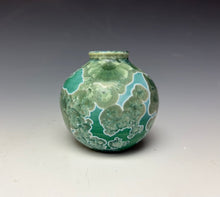 Load image into Gallery viewer, Emerald Green Crystalline Glazed Mini Vase 6
