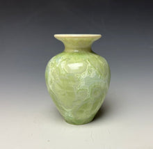 Load image into Gallery viewer, Crystalline Glazed Mini Vase - Mint Green 3
