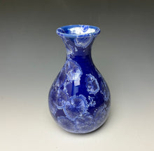 Load image into Gallery viewer, Winter Sky Blue Crystalline Glazed Vase 1
