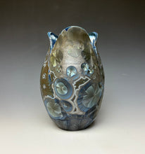 Load image into Gallery viewer, Tulip Vase- Cobalt Galaxy #1
