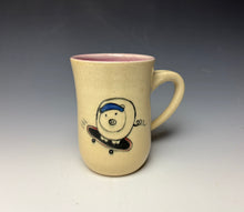 Load image into Gallery viewer, Skateboarding Pig Mug- Pink
