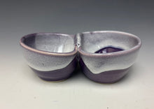 Load image into Gallery viewer, Double Dip Dish- Purple
