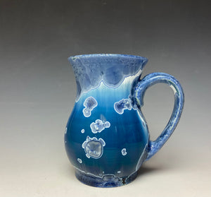 Crystalline Glazed Mug Atlantic Storm Blue #2- 16oz