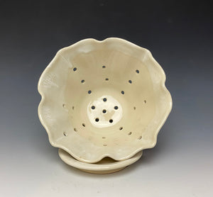 Ivory Lotus Berry Bowl