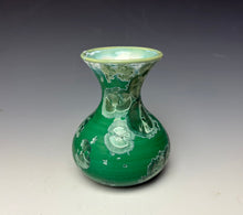 Load image into Gallery viewer, Emerald Green Crystalline Glazed Mini Vase 8
