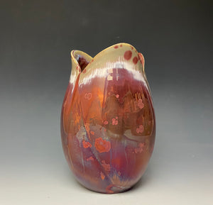 Tulip Vase- Ruby #4