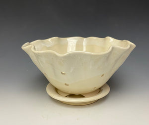 Ivory Lotus Berry Bowl