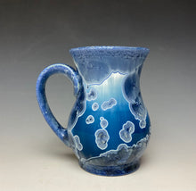 Load image into Gallery viewer, Crystalline Glazed Mug Atlantic Storm Blue #2- 16oz
