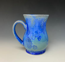 Load image into Gallery viewer, Crystalline Glazed Mug 14 oz- Blue Green
