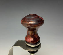 Load image into Gallery viewer, Crystalline Glazed Bottle Stopper- Ruby #2
