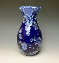 Load image into Gallery viewer, Winter Sky Blue Crystalline Glazed Vase 2

