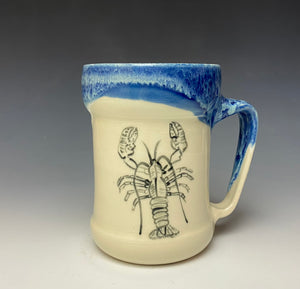 Lobster Mug- Deep Blue #2