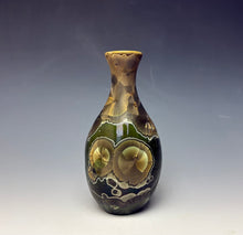 Load image into Gallery viewer, Iron Galaxy Crystalline Glazed Mini Vase 1
