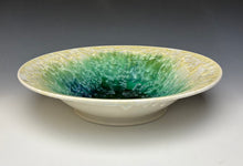 Load image into Gallery viewer, Ivory and Emerald Crystalline Bowl
