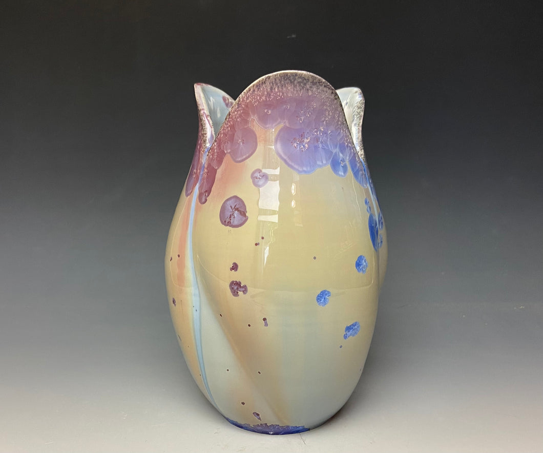 Tulip Vase- Blue Unicorn