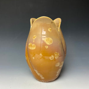 Tulip Vase- Iced Caramel #4