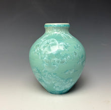 Load image into Gallery viewer, Light Green Crystalline Glazed Mini Vase #6

